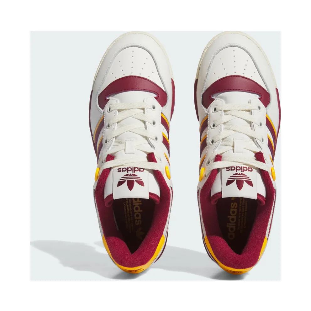 adidas Rivalry 86 Low Cloud White / Team Coll Burgundy 2 / Crew Yellow (IE7159)