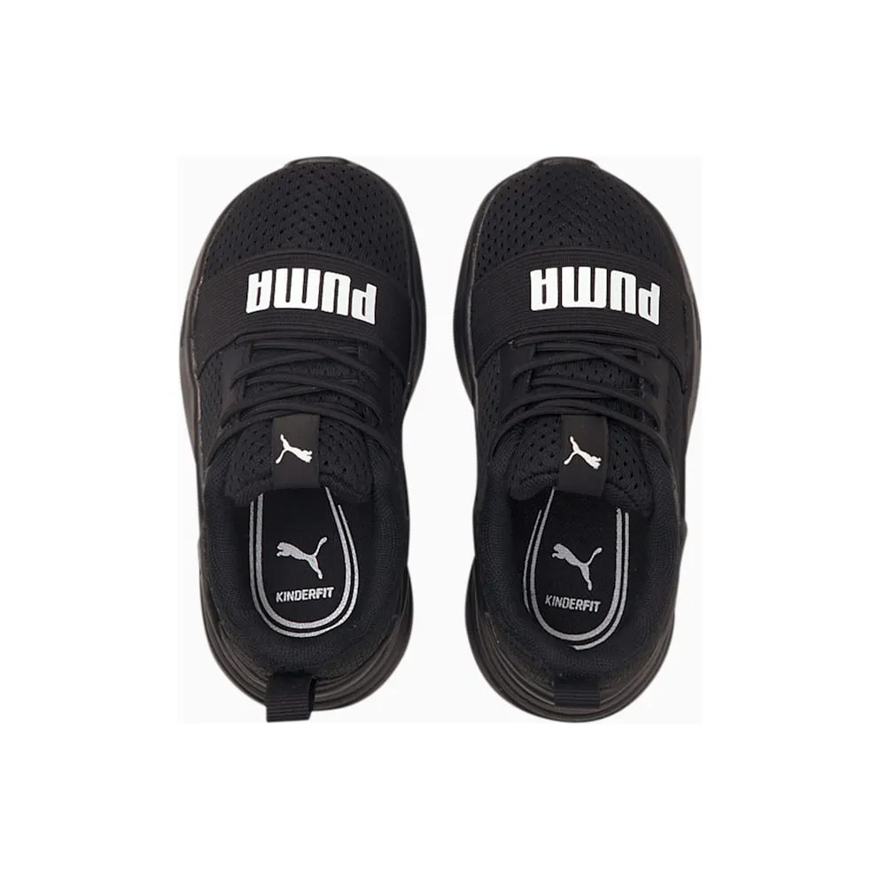 PUMA Wired Run Babies’ Black/White (374217-01)