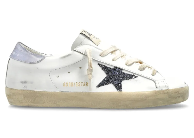Golden Goose Super-Star White Black Glicine (GWF00101.F007539.12282)