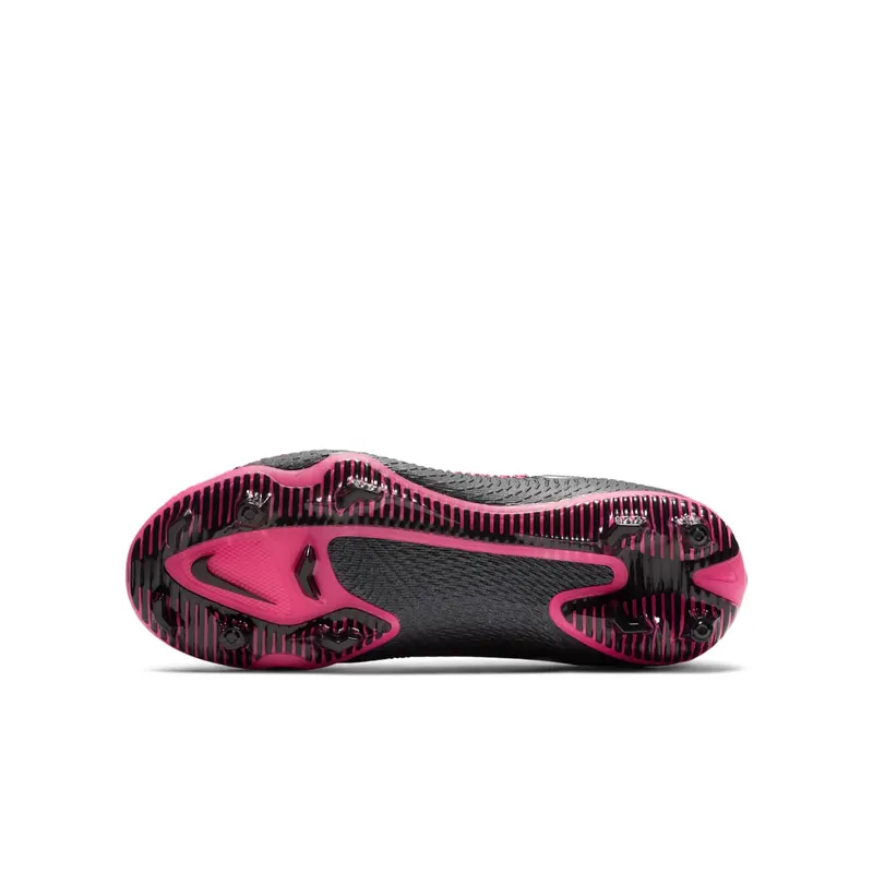 Nike Phantom GT Pro FG Black Pink Blast (GS) Black/Pink Blast-Metallic Silver (CK8473-006)