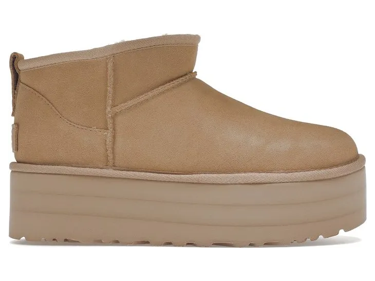 UGG Classic Ultra Mini Platform Boot Driftwood (1135092-DRI)