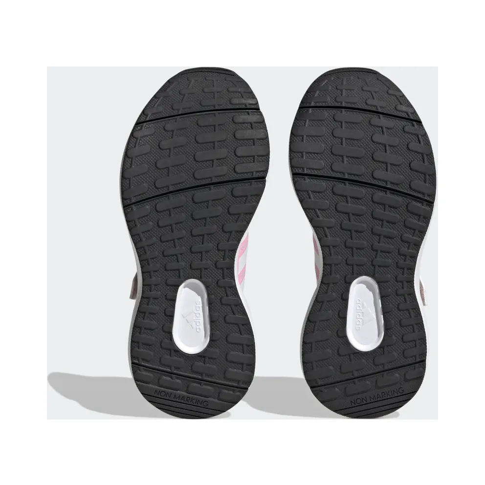 Adidas FortaRun 2.0 Cloudfoam Elastic Lace Top Strap Grey One / Cloud White / Beam Pink (HR0290)