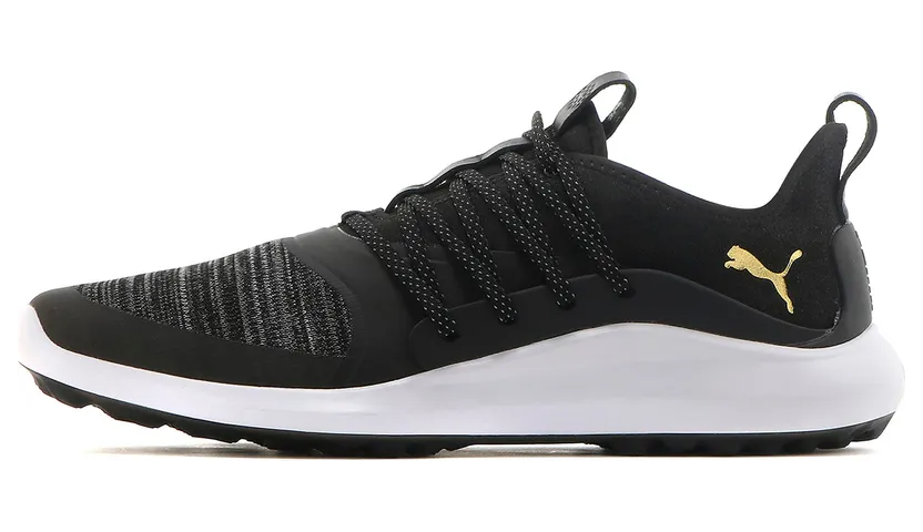 Puma IGNITE NXT SOLELACE Golfschuh Schwarz/Gold (192224-01)