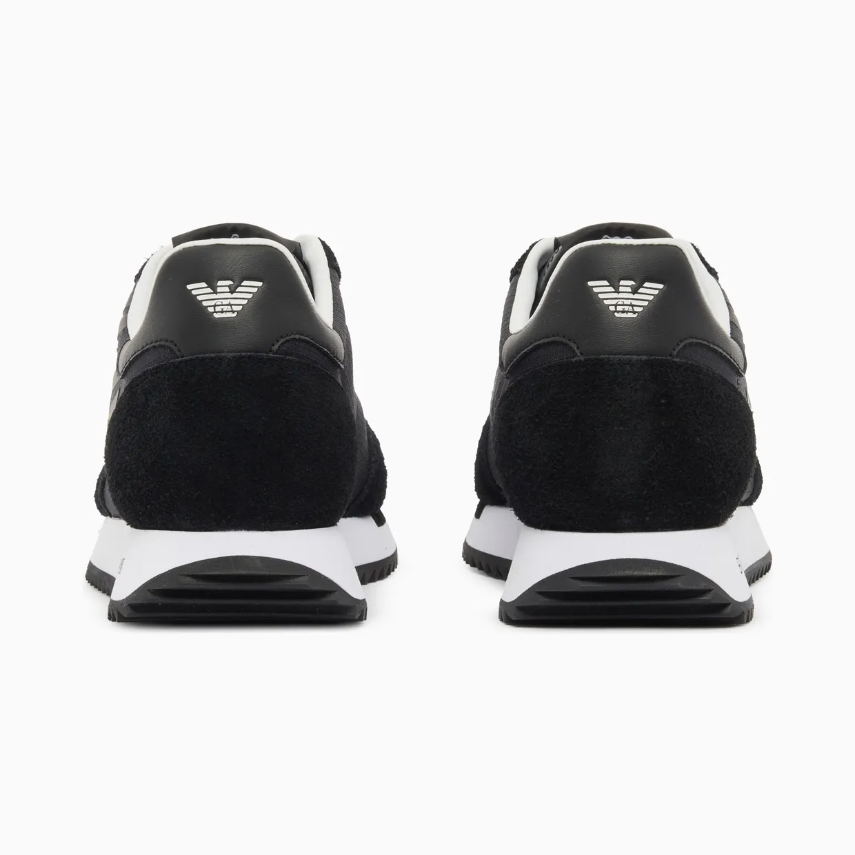 Armani Black And White In Nylon And Suede With Rubber Sole (7X000870-AF28085-MC666) (4)