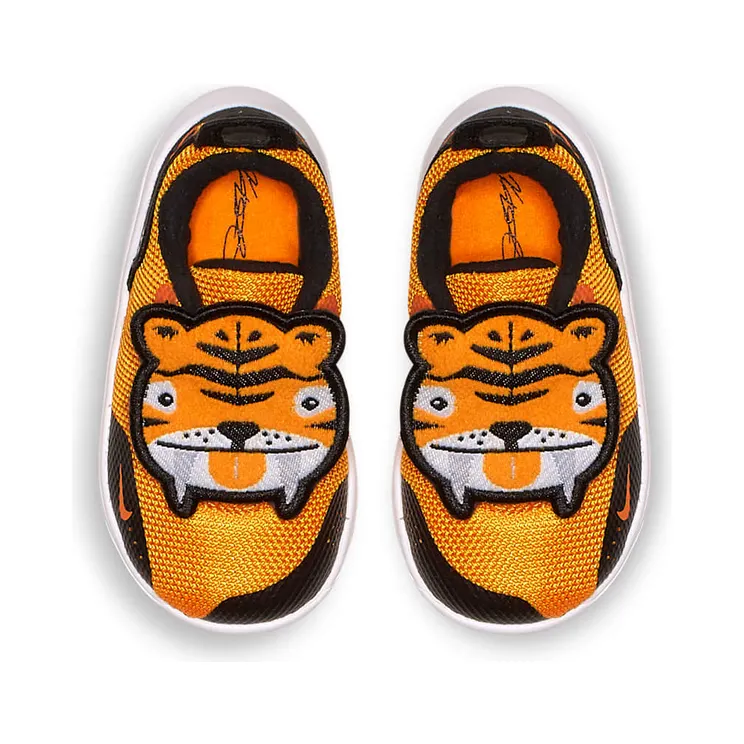 Nike KD 11 Little Big Cats (TD) “Orange Peel / Black / Wheat Gold” (AT5707-800)