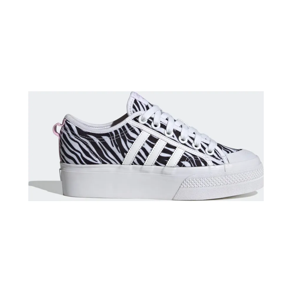 Adidas Nizza Platform Cloud White / Bliss Lilac / Core Black (GZ9681)