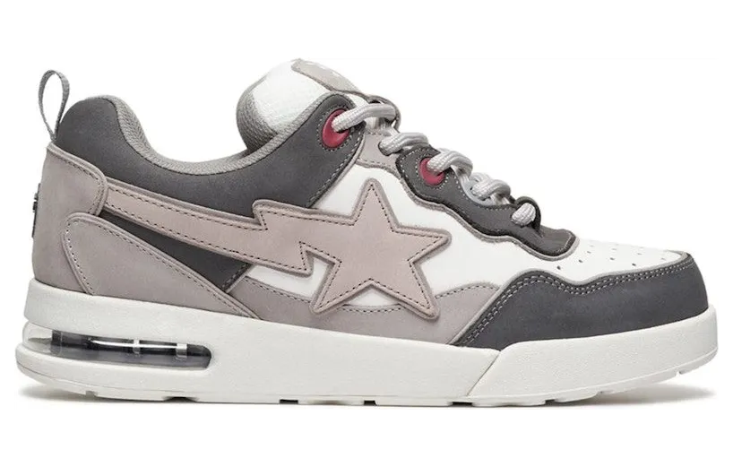 A Bathing Ape Flip Sta Grey White Red (1K80-191-321-GRA)
