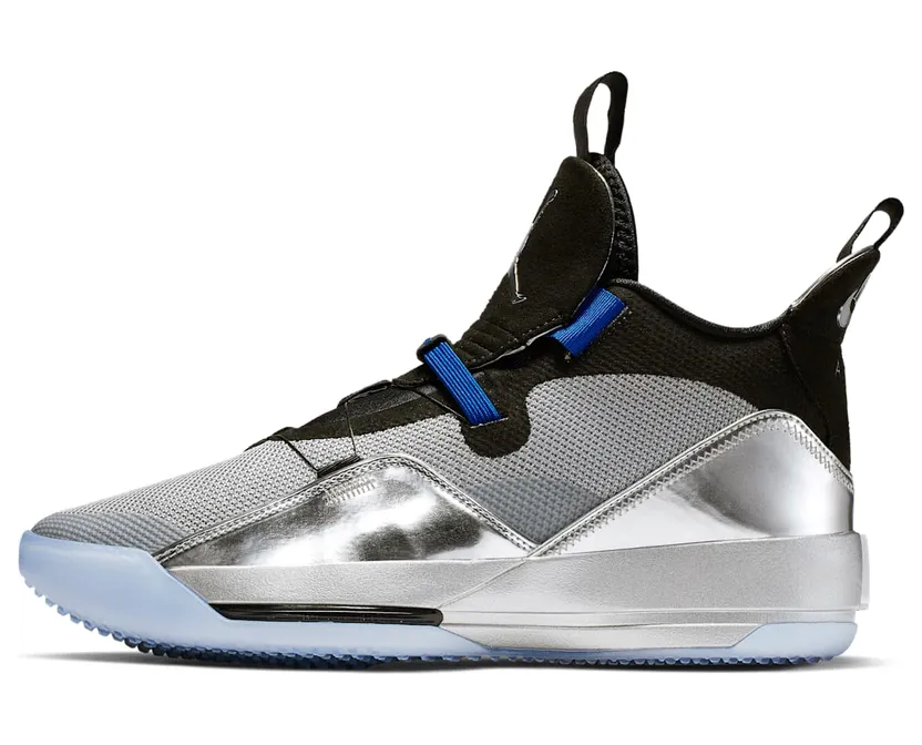 Jordan XXXIII Metallic Silver Black All Star