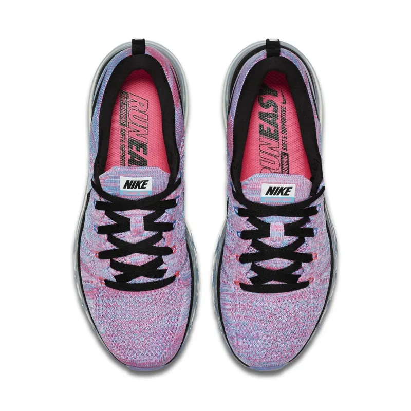 Nike Flyknit Max Chlorine Blue Pink Blast (W) White/Black-Chlorine Blue-Pink Blast (620659-104)