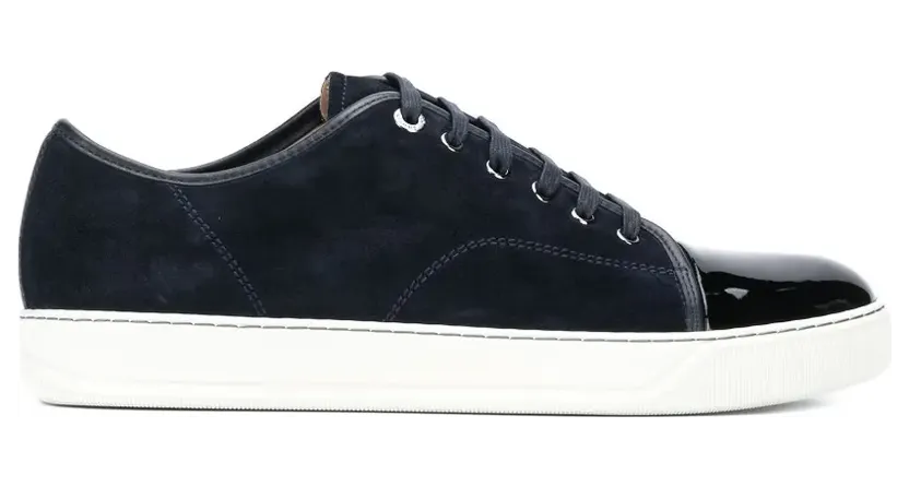 Lanvin Sneakers mit runder Kappe – Blau (SKDBB1VBAL)