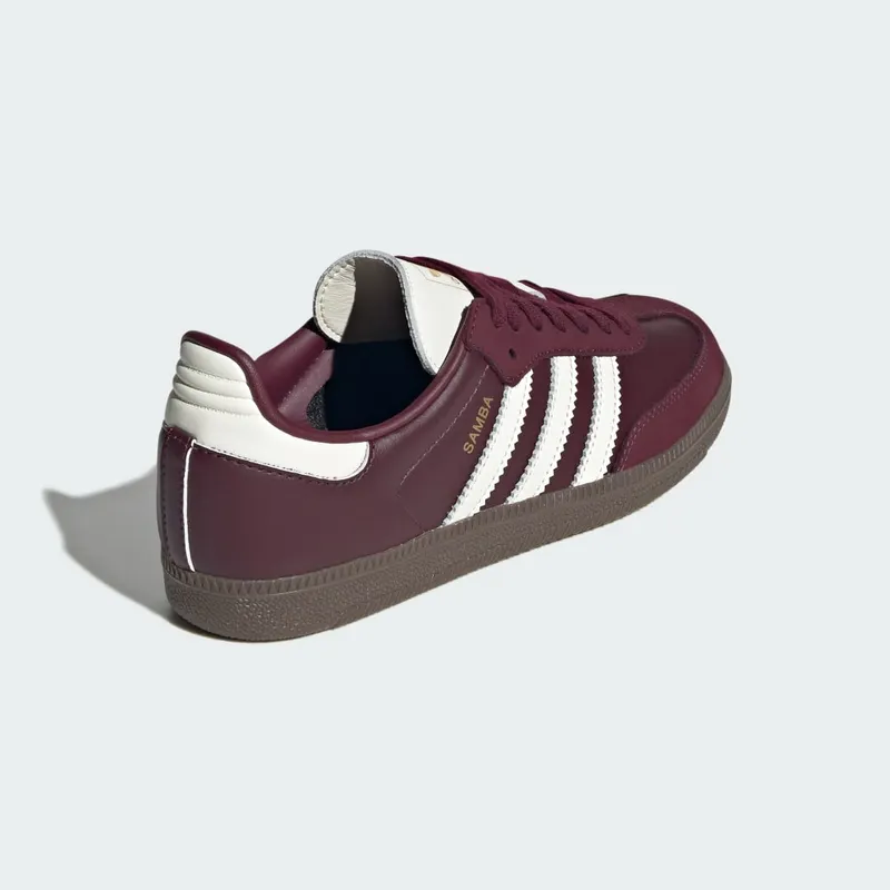 Adidas Samba OG Maroon / Off White / Gum (JR8844)
