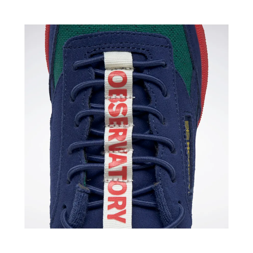 Reebok De Animals Observatory Club C Revenge Shoes Night Navy / Flannel Green / Fireball Red