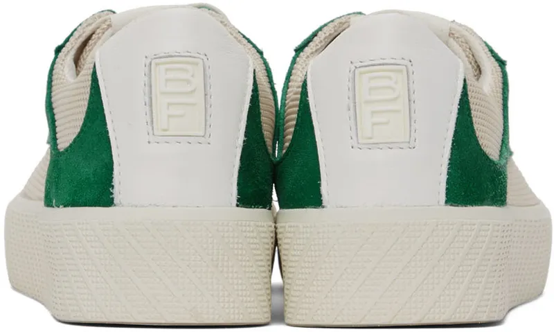 BY FAR Green & Off-White Suede Rodina (22CRROAGRGU)