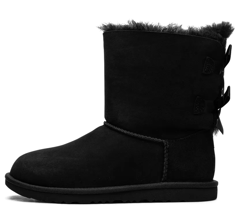 Ugg Bailey Bow 2 Boot GS “Black” (1017394K-BLK)