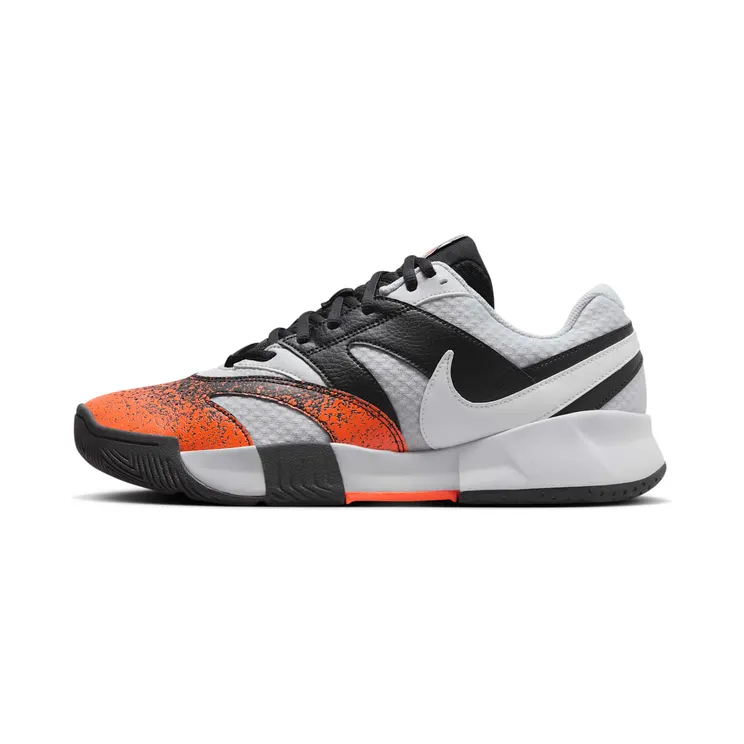 Nike Court Lite 4 Premium “Pure Platinum Black Hyper Crimson White” (FQ8718-002)