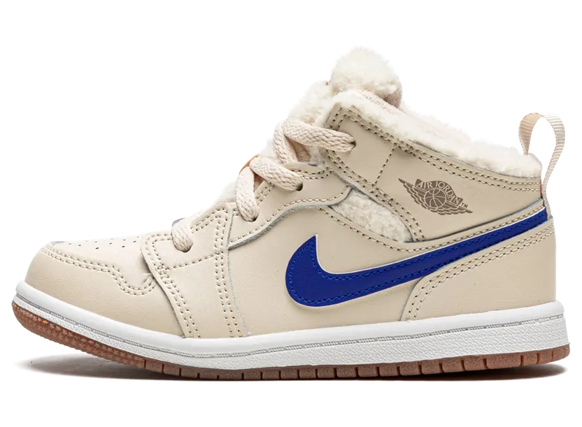 Jordan 1 Mid Fleece Utility Pearl White (TD) (DO2209-264)
