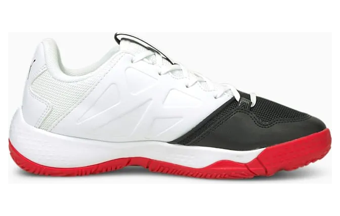 Puma Accelerate Turbo handbalschoenen Wit/Zwart/Rood (106583-01)