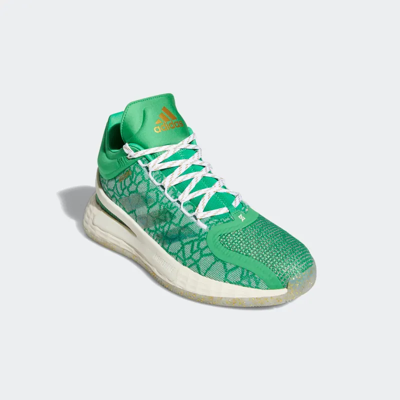 Adidas D Rose 11 ‘Christmas Pack’ Vivid Green/Gold Metallic/Cream White (FZ0849)