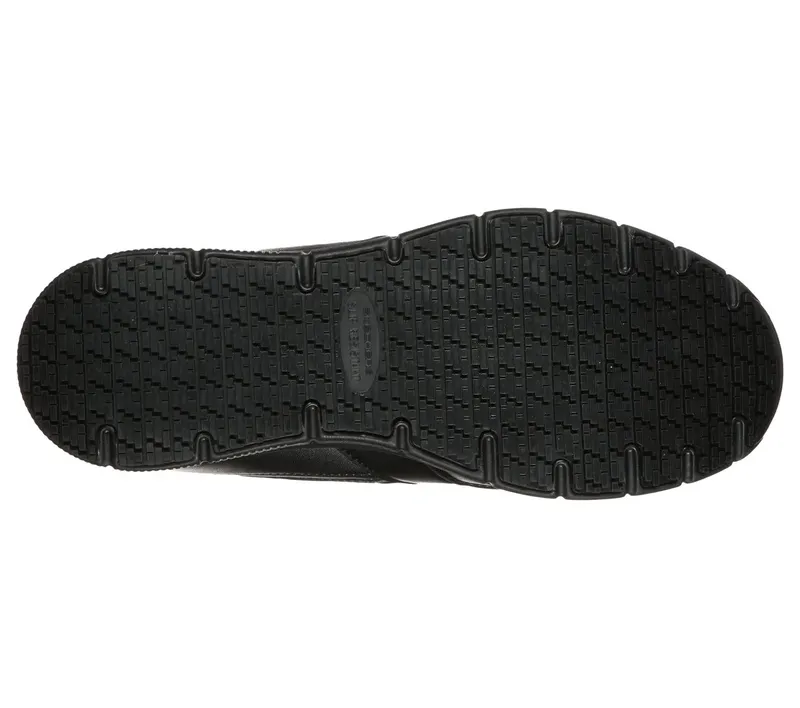Skechers Work Slip-Resistant Relaxed Fit: Nampa Sneaker Black