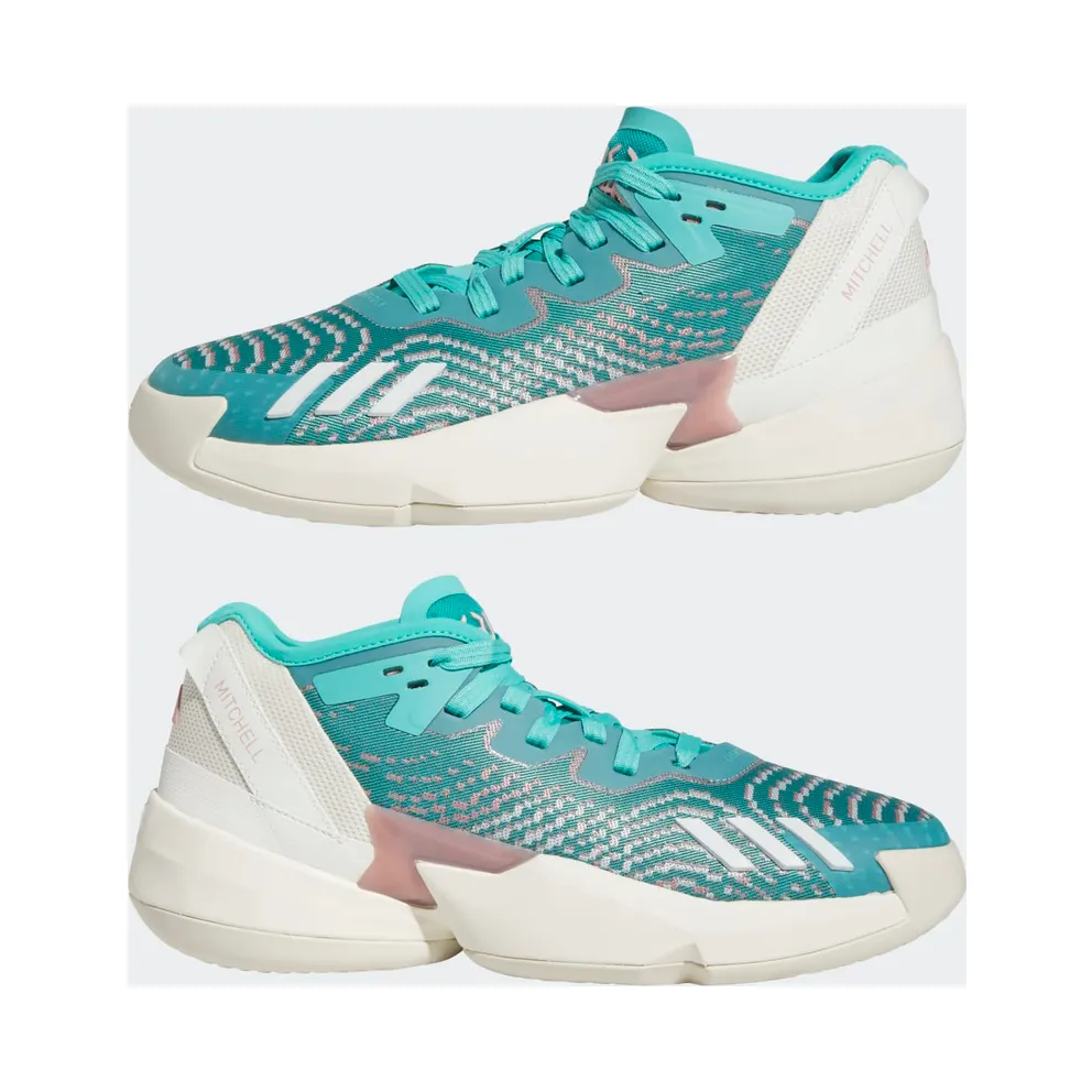 adidas D.O.N. Issue 4 Semi Mint Rush / Wonder Mauve / Off White (HR0718)