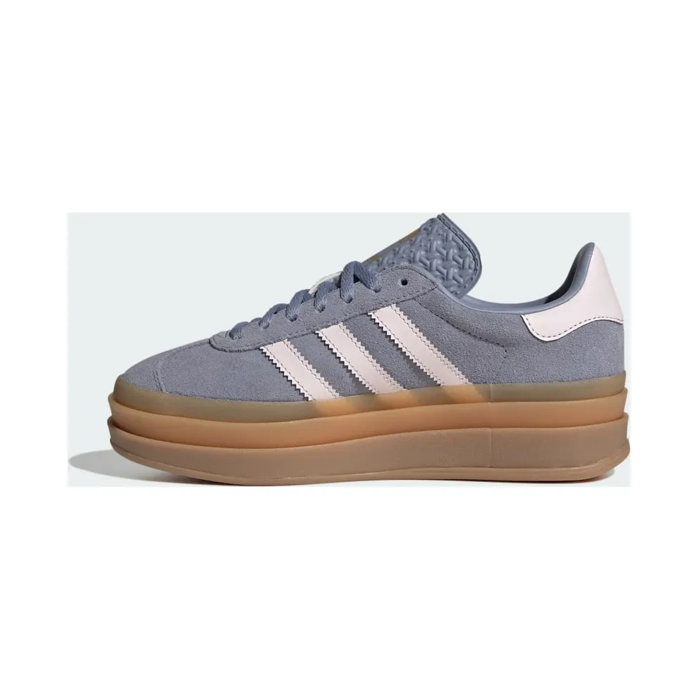 Adidas Gazelle Bold Kids Silver Violet / Almost Pink / Gum (JQ1297)