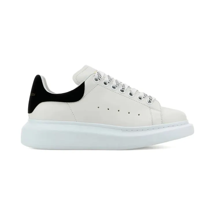 Alexander Mcqueen Oversized Leather “White/Black” (553770 WIAIH 9061)