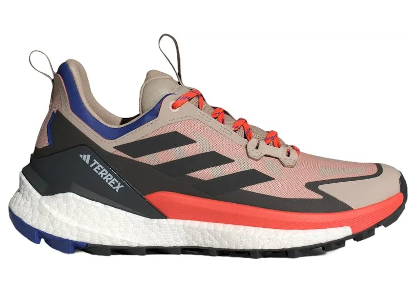adidas Terrex Free Hiker 2.0 Low Wonder Beige Black Semi Impact Orange Purple (IH3543)