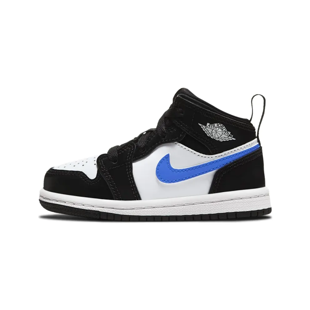 Jordan 1 Mid Black Racer Blue White (TD)