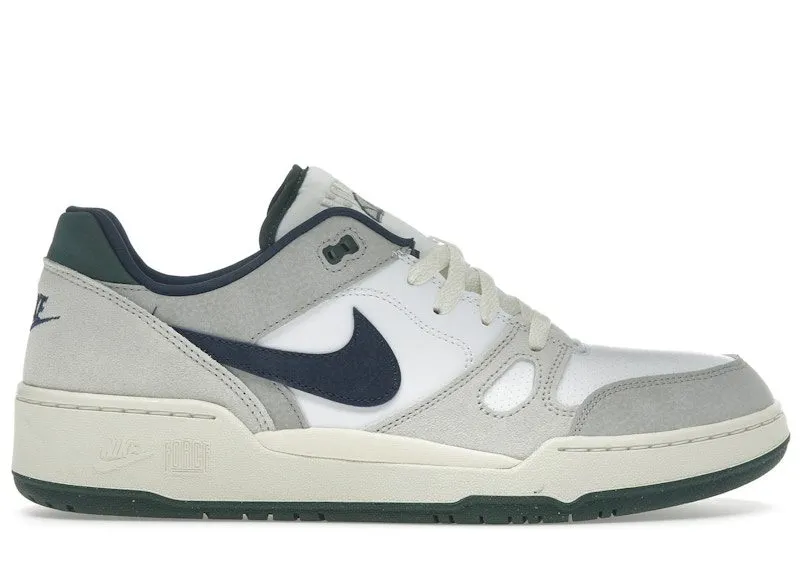 Nike Full Force Low White Midnight Navy Green (FZ3595-100)