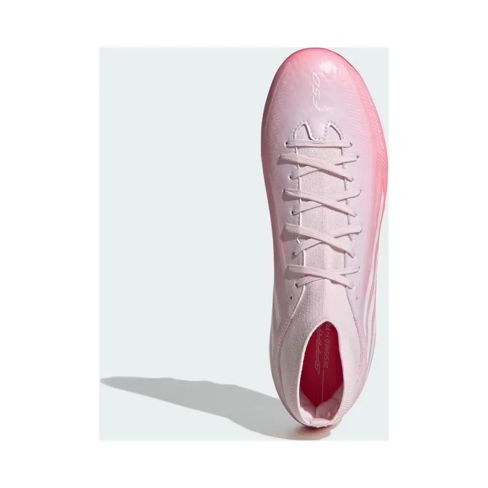 Adidas F50 Sparkfusion League Mid Cut FG/AG Women Football Boots, Pink (IH4488)