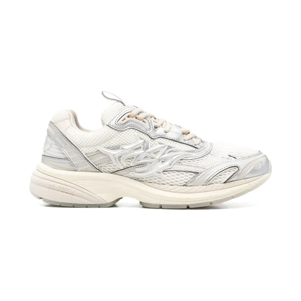 AMIRI M-Tech metallic leather – White (AW426SN00900CV)