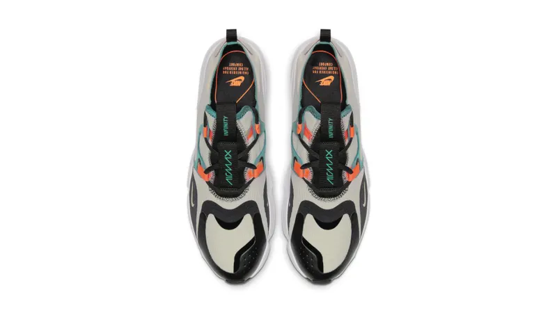 Nike Air Max Infinity Black Black/Mineral Teal-Total Orange-Desert Sand (BQ3999-002)