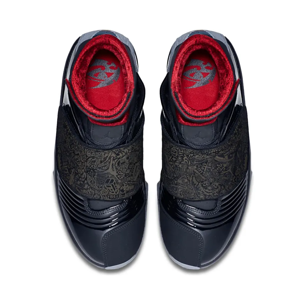 Jordan 20 Retro Stealth (2015) Black/Stealth-Varsity Red (310455-002)