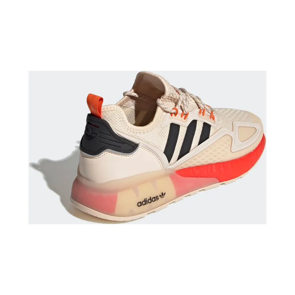 adidas ZX 2K Boost Linen / Core Black / Orange (FY2001)