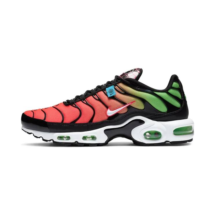 Nike Air Max Plus WW Worldwide Pack “Black / Green Strike / Flash Crimson / White” (CK7291-001)