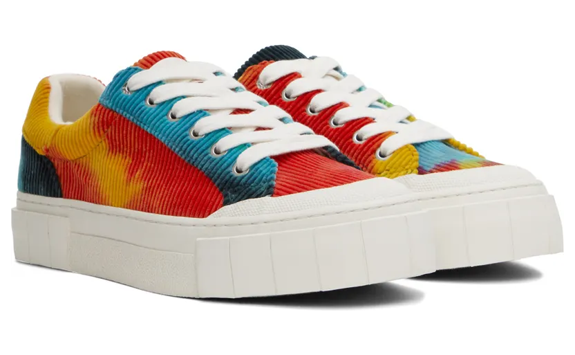 Good News Multicolor Corduroy Opal Sneakers (GNOPAL062) (4)