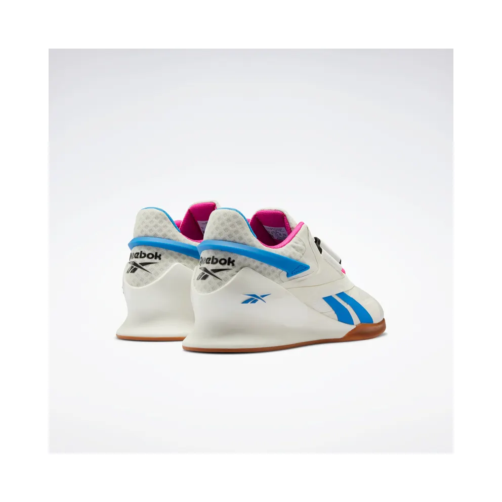 Reebok Legacy Lifter II Shoes Chalk / Proud Pink / Horizon Blue