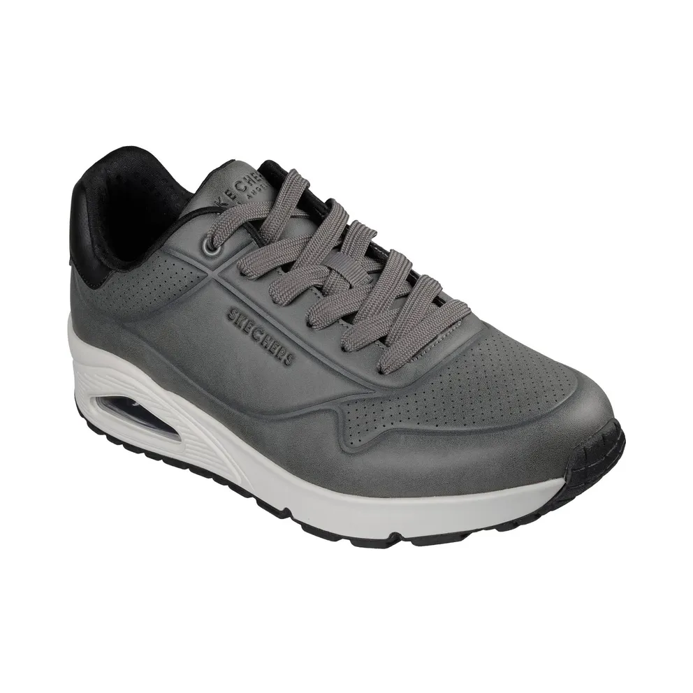 Skechers Uno “Vintage Steps Sneaker Grey” (183366CHAR)