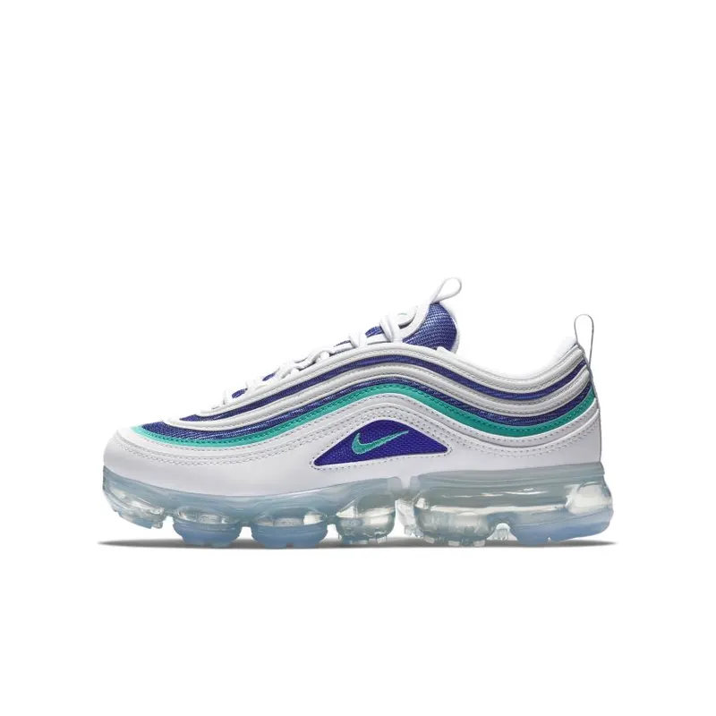 Nike Air VaporMax 97 White Indigo Burst Hyper Jade (GS) White/Indigo Burst-Hyper Jade (AQ2657-100)