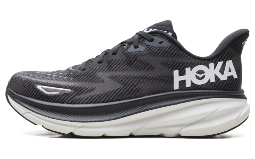 Hoka Clifton 9 “Black / White” (1127895-BWHT)