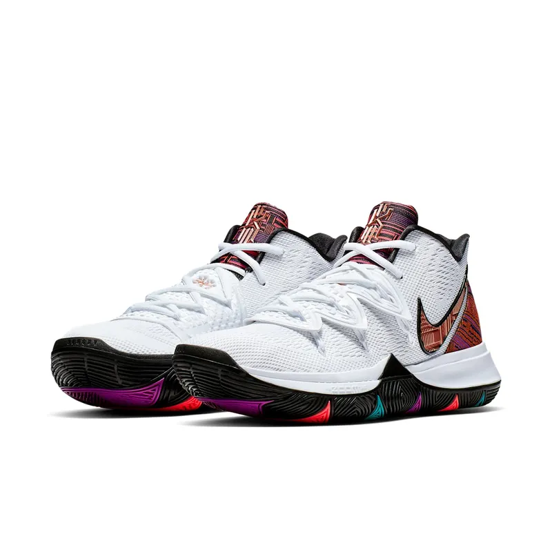 Nike Kyrie 5 BHM (2019) White/Metallic Gold-Black (BQ6237-100)