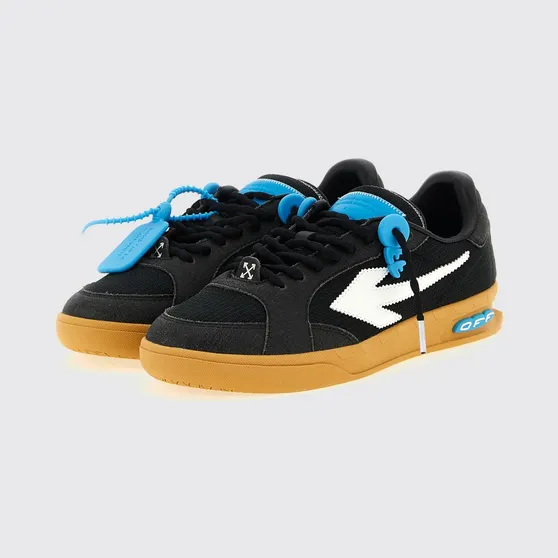 Off-White End Of Play Mesh And Leather Sneakers Black (OMIA2ALS26FAB0011068)