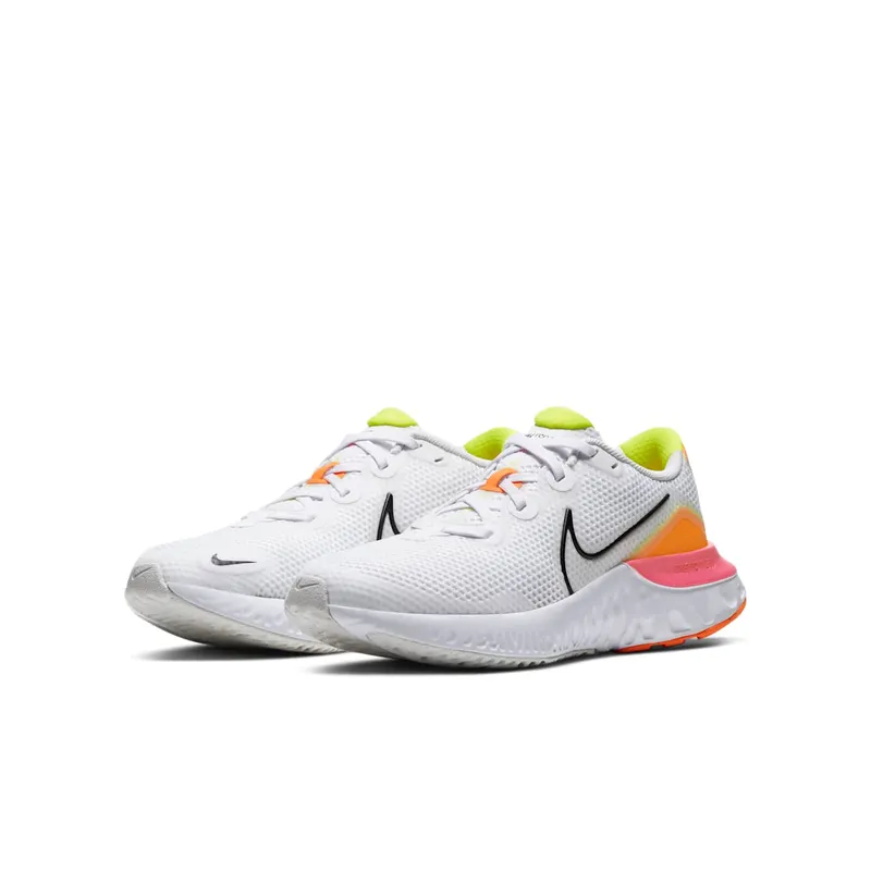 Nike Renew Run White Pink Blast (GS) White/Platinum Tint/Pink Blast (CT1430-100)