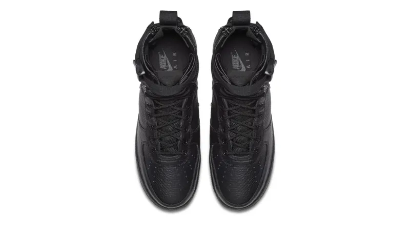 Nike SF Air Force 1 Mid Triple Black Black/Black-Black (917753-005)