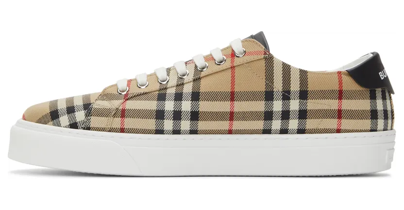 Burberry Leather Archive Low Sneakers (8043927) (3)