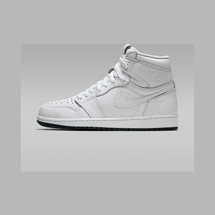 Air Jordan 1 Retro High OG Perforated Pack – “White / Black” (555088-100)
