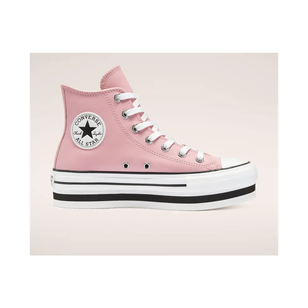Converse Leather EVA Platform Chuck Taylor All Star High Top Black Black (569723C)