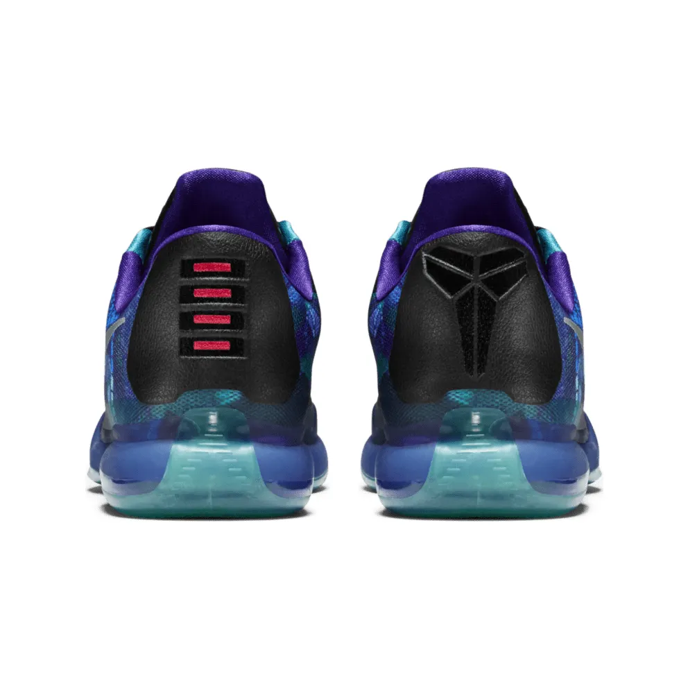 Nike Kobe 10 Peach Jam Emerald Glow/Reflect Silver-Court Purple (705317-305)