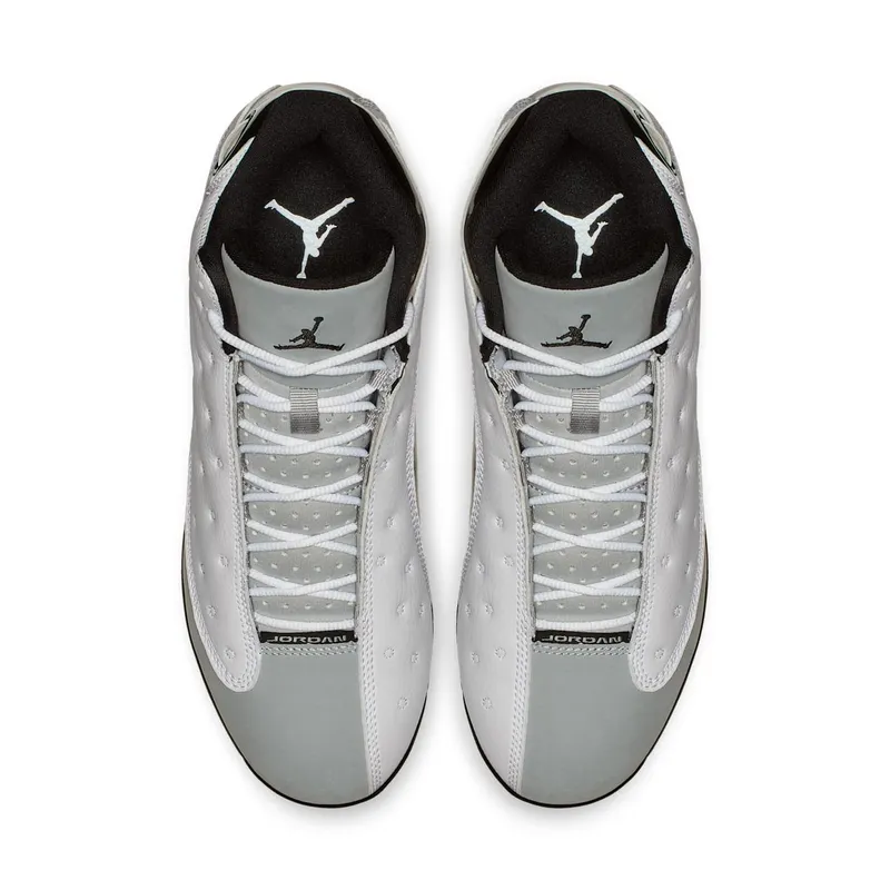 Jordan 13 Retro MCS Cleat Barons White/Black-Wolf Grey-Black (AJ8016-120)