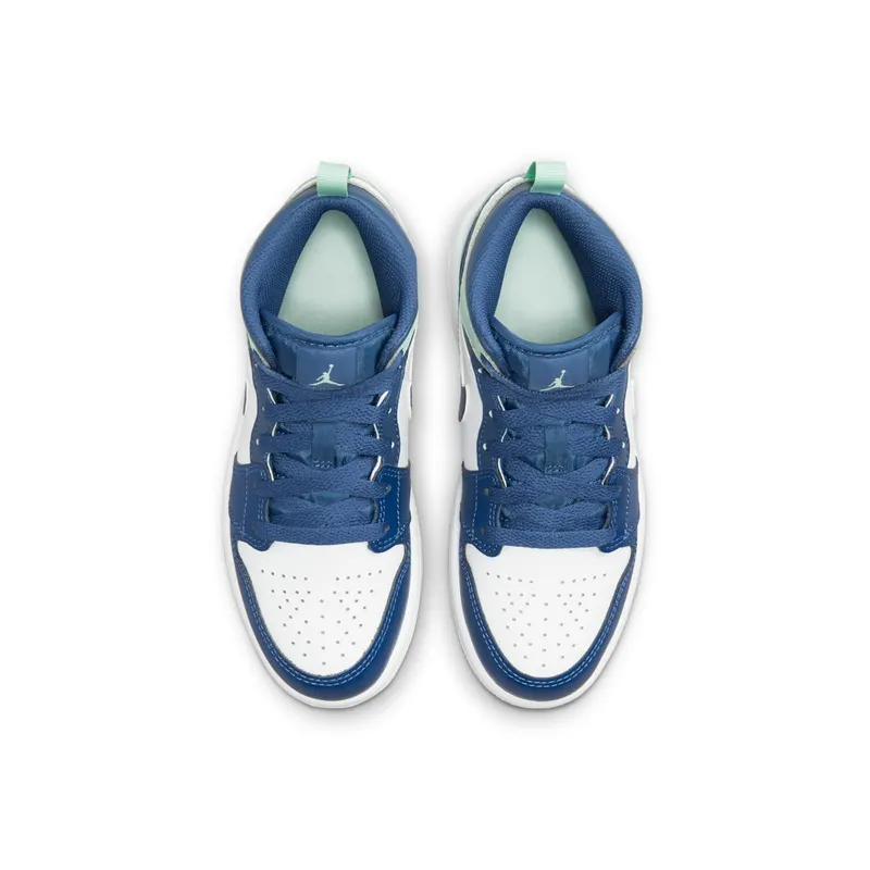 Air Jordan 1 Mid Mystic Navy Mint Foam (PS) (640734-413)